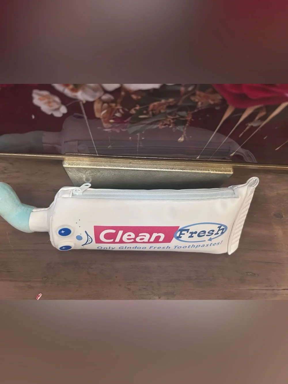 Clean Fresh Toothpaste Plush Pouch